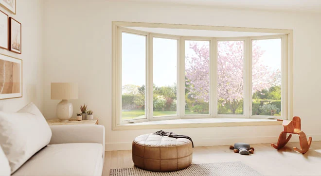 Alside Bay & Bow windows in a home